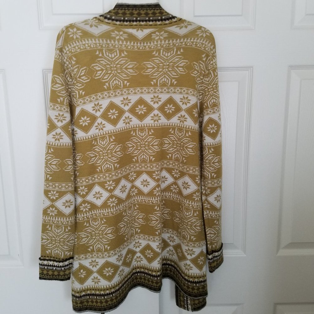 Icelandic Design Ladies S Long Cardigan EUC - Picture 3 of 3